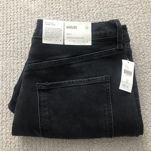 Anthropologie AGOLDE Riley High-Rise Straight Crop- size 32